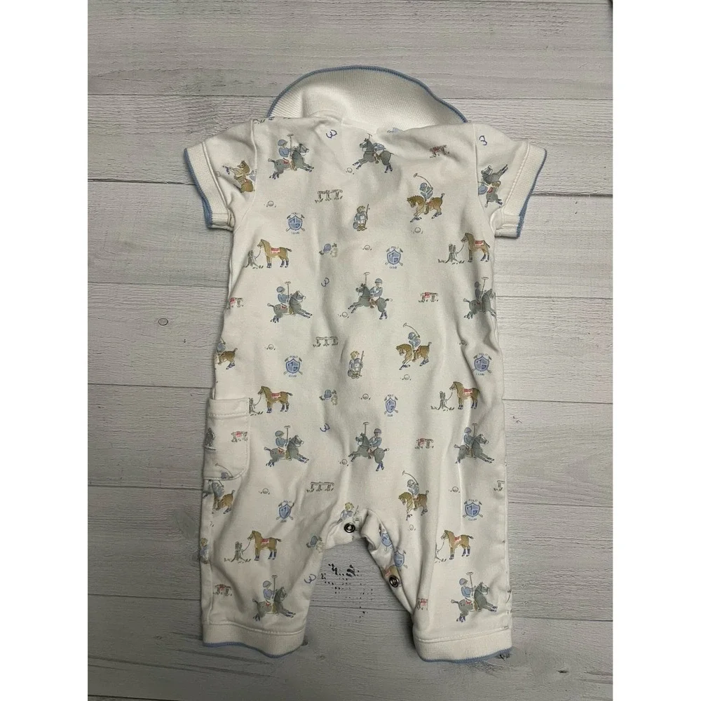 Baby Cotton polo club‎ baby romper Pima cotton newborn